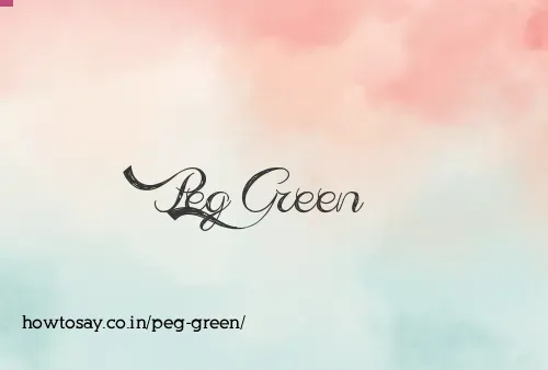 Peg Green