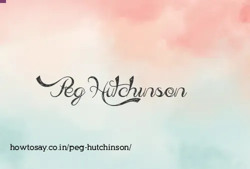 Peg Hutchinson