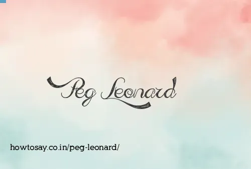 Peg Leonard