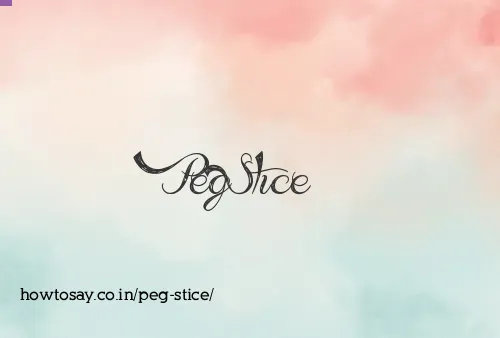 Peg Stice