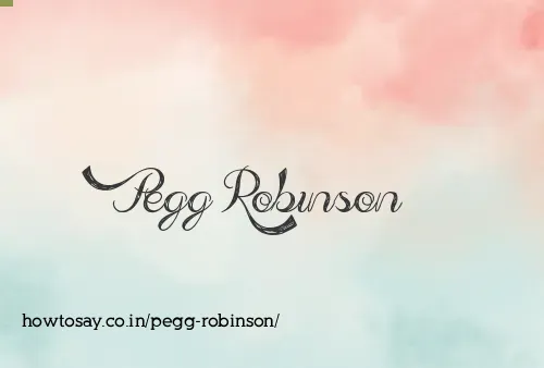 Pegg Robinson