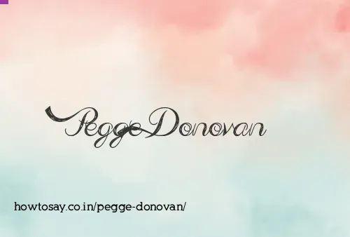Pegge Donovan