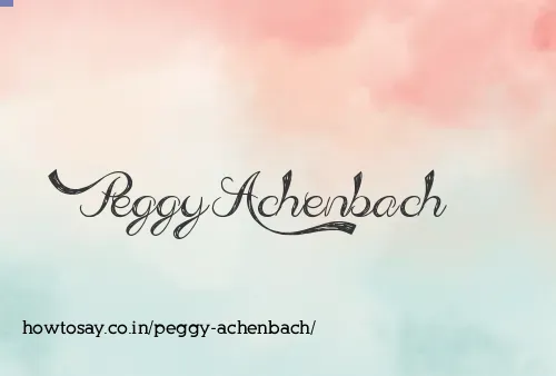 Peggy Achenbach