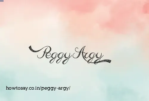 Peggy Argy