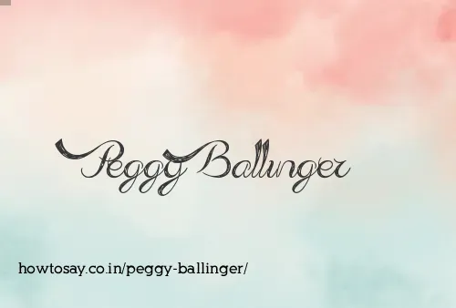 Peggy Ballinger