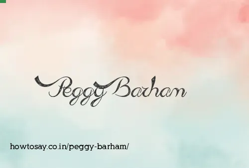 Peggy Barham