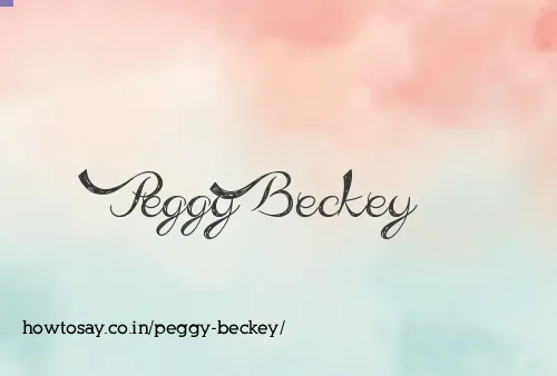 Peggy Beckey
