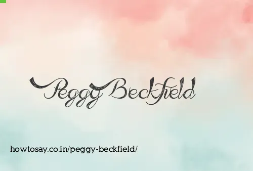 Peggy Beckfield