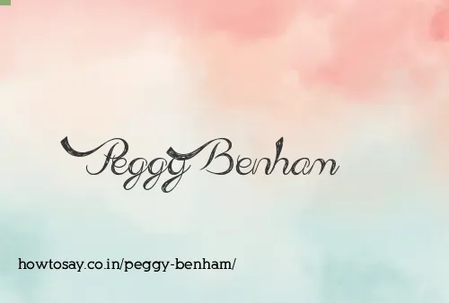 Peggy Benham