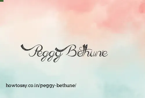 Peggy Bethune