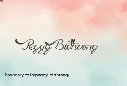 Peggy Birthrong