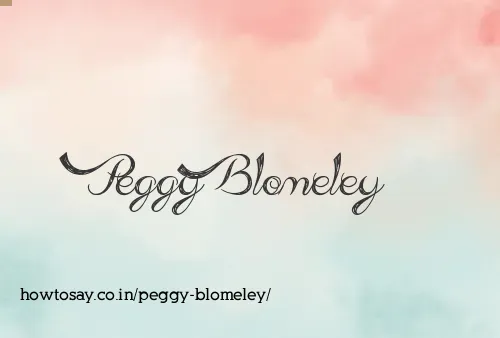 Peggy Blomeley