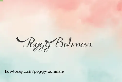 Peggy Bohman