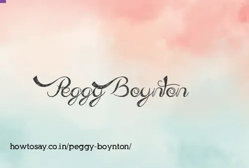 Peggy Boynton
