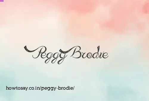 Peggy Brodie
