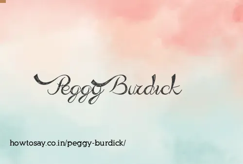 Peggy Burdick