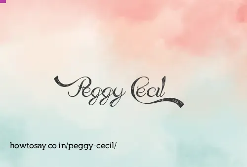 Peggy Cecil