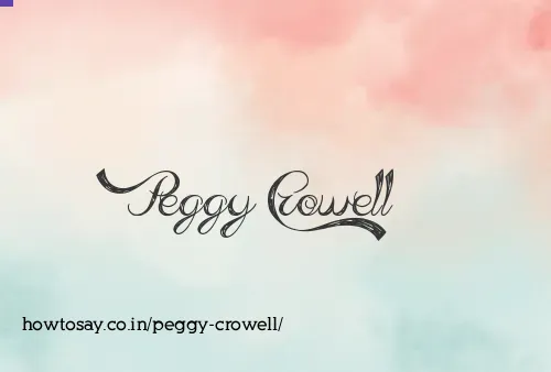 Peggy Crowell
