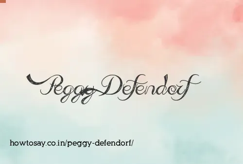 Peggy Defendorf