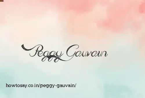 Peggy Gauvain