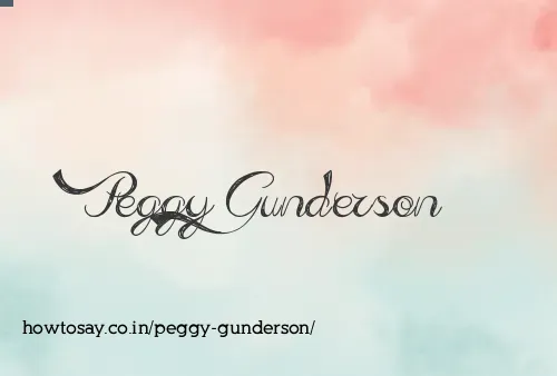 Peggy Gunderson