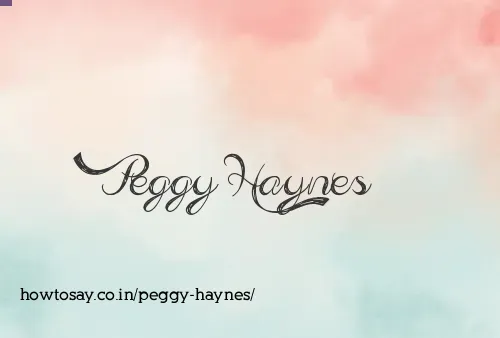 Peggy Haynes
