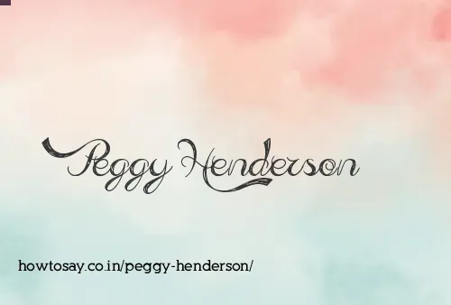 Peggy Henderson