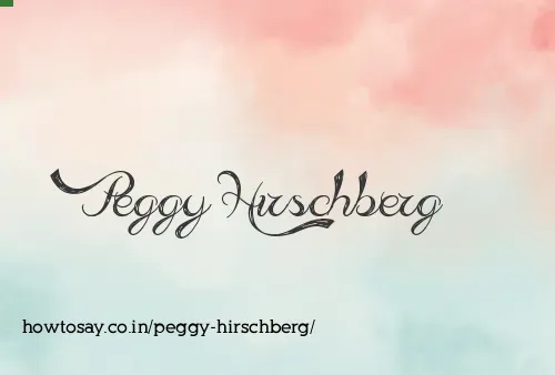 Peggy Hirschberg