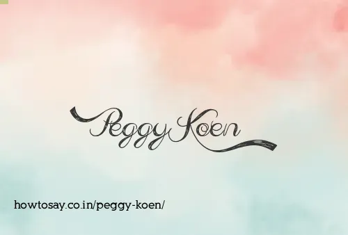 Peggy Koen