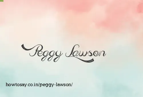 Peggy Lawson