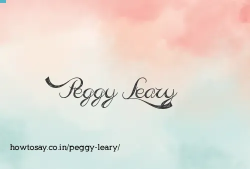 Peggy Leary
