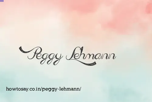 Peggy Lehmann