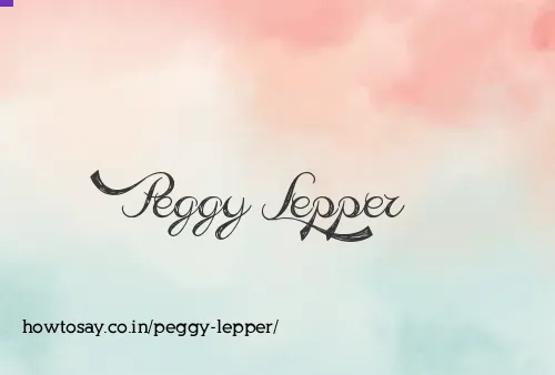 Peggy Lepper