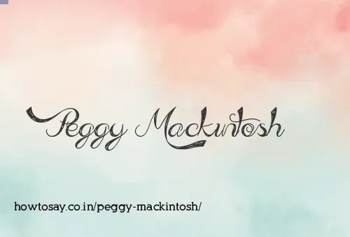 Peggy Mackintosh
