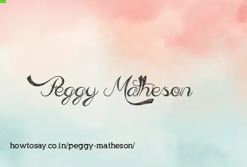Peggy Matheson