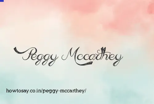 Peggy Mccarthey