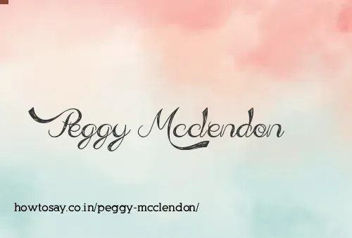 Peggy Mcclendon