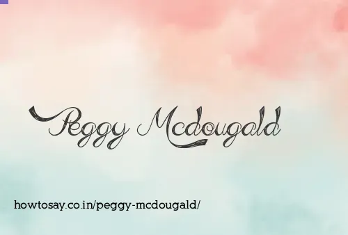 Peggy Mcdougald