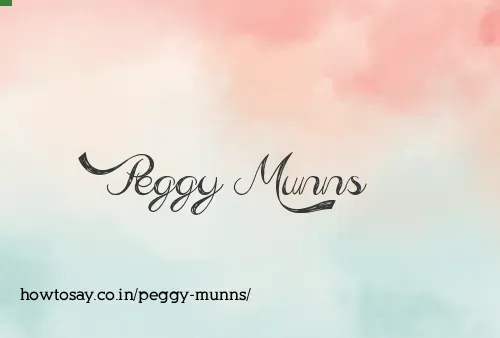 Peggy Munns