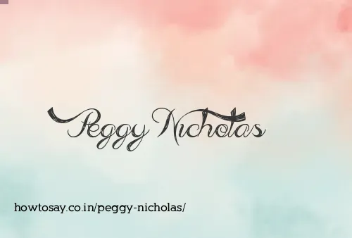 Peggy Nicholas