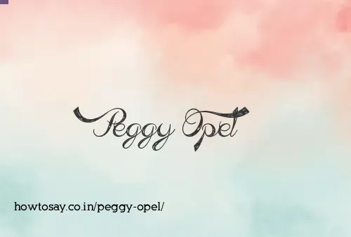 Peggy Opel