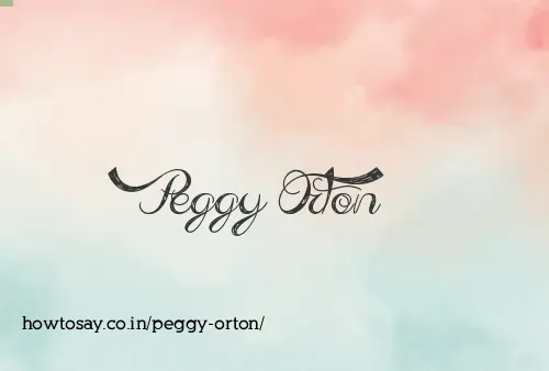 Peggy Orton