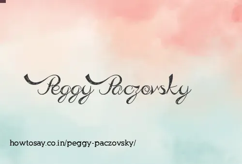 Peggy Paczovsky