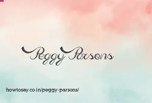 Peggy Parsons