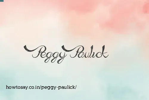 Peggy Paulick