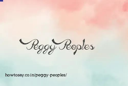 Peggy Peoples