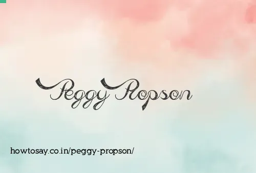 Peggy Propson