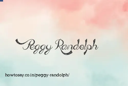 Peggy Randolph