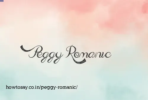 Peggy Romanic