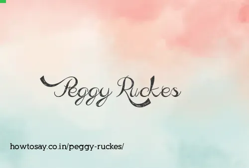 Peggy Ruckes